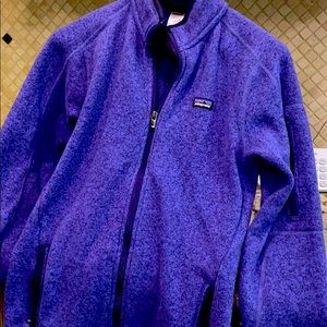 Purple Patagonia zip up jacket